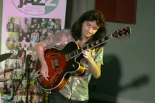 Rob Luft, Eddie Parker’s Airborn, Watermill Jazz Club, Dorking, Surrey, March 2025. Creator: Brian O'Connor