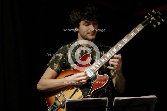 Rob Luft, Zone-B, Verdict Jazz Club, Brighton, East Sussex, 13 Dec 2019. Creator: Brian O'Connor.