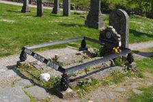 Rob Roy's grave at Balquhidder Parish Church, Stirling, Scotland. Creator: Peter Thompson