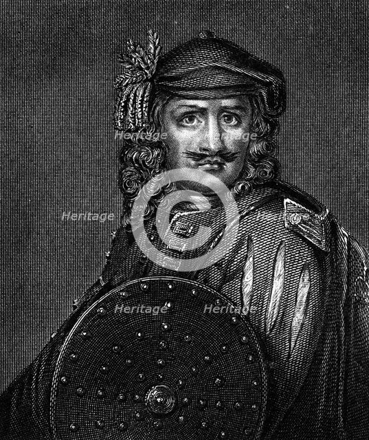 Rob Roy, Scottish outlaw and folk hero of the 18th century.Artist: R Cooper