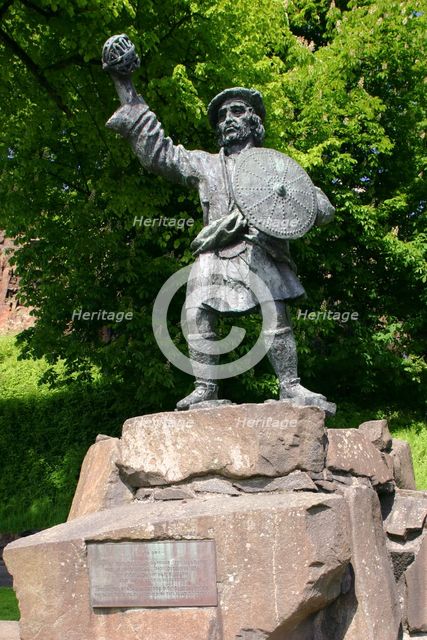 Rob Roy statue, Stirling, Scotland.  Creator: Peter Thompson.