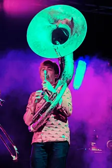 Rob Slater, Love Supreme Jazz Festival, Glynde Place, East Sussex, 2015. Artist: Brian O'Connor