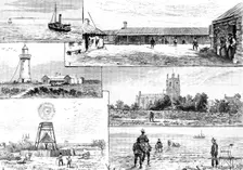 Robben Island, Capetown Harbour, the Colonial Government Asylum for Lepers, 1890. Creator: P Naumann
