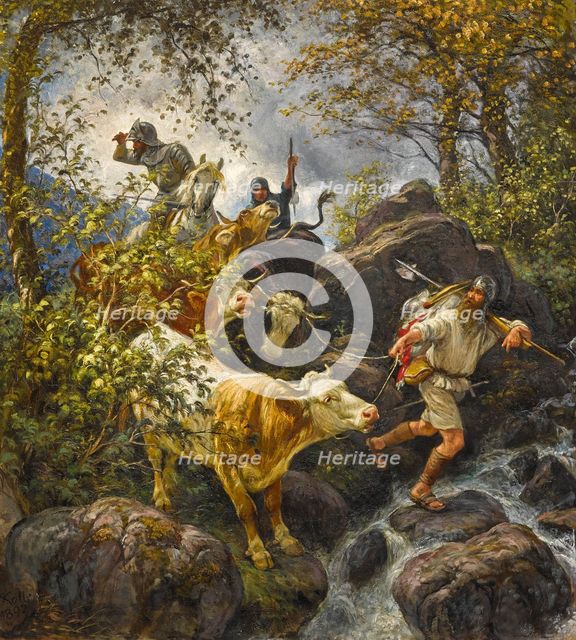 Robbers, 1892. Creator: Koller, Rudolf (1828-1905).