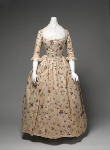 Robe à l'Anglaise, American, 1785-95. Creator: Unknown