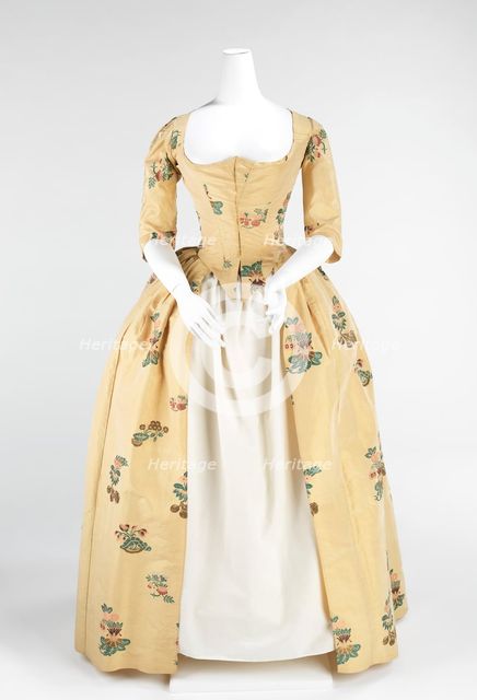 Robe à l'Anglaise, British, 1776. Creator: Unknown.