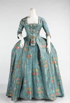 Robe à la Française, French, 1760-70. Creator: Unknown