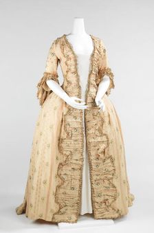 Robe à la Française, French, 1765-70. Creator: Unknown