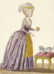 Robe à la Levité, between 1911 and 1914 after the original of 1778-1787. Creator: Etienne Claude Voysard