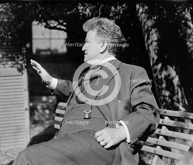 Robert M. Lafollette [sic], Rep. from Wisconsin, 1911. Creator: Harris & Ewing.