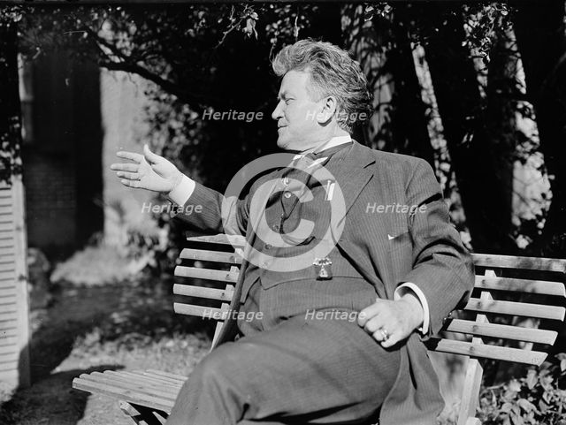 Robert M. Lafollette [sic], Rep. from Wisconsin, 1911. Creator: Harris & Ewing.