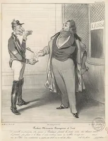 Robert Macaire banquier et juré, 19th century. Creator: Honore Daumier