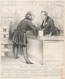 Robert Macaire Directeur, 19th century. Creator: Honore Daumier