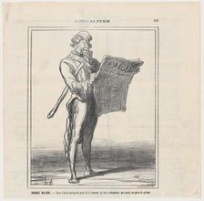 Robert Macaire: Well, well, it seems he's allowed to return! Maybe I should ap..., October 19, 1871. Creator: Honore Daumier