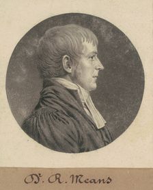 Robert Means, 1809. Creator: Charles Balthazar Julien Févret de Saint-Mémin