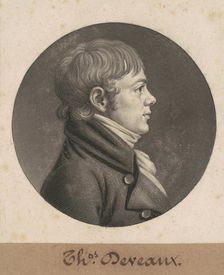 Robert Mills, 1808. Creator: Charles Balthazar Julien Févret de Saint-Mémin