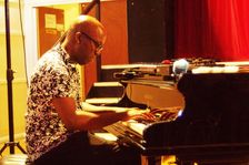 Robert Mitchell, Robert Mitchell True Think, Battle Jazz Festival, Battle, East Sussex, July 2023. Creator: Brian O'Connor