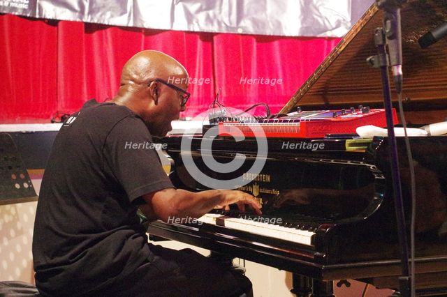 Robert Mitchell, Robert Mitchell’s True Think, Battle Jazz Festival, Battle, East Sussex, July 2024. Creator: Brian O'Connor.