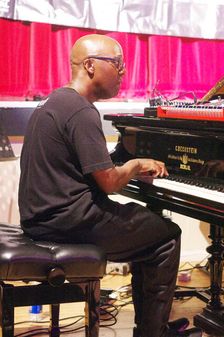 Robert Mitchell, Robert Mitchell’s True Think, Battle Jazz Festival, Battle, East Sussex, July 2024. Creator: Brian O'Connor