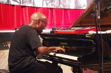 Robert Mitchell, Robert Mitchell’s True Think, Battle Jazz Festival, Battle, East Sussex, July 2024. Creator: Brian O'Connor