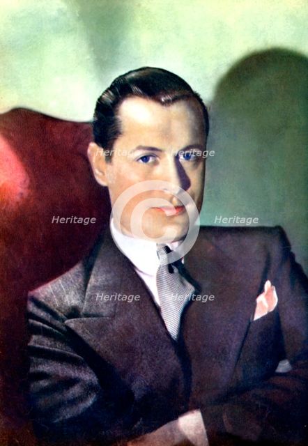 Robert Montgomery, American actor and film director, 1934-1935. Artist: Unknown