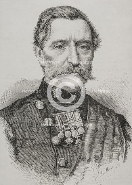 Robert Napier (1810-1890), 1st Baron Napier, British field marshal, 1878. Creator: Andrés Ovejero.