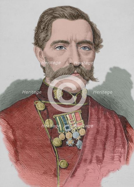 Robert Napier, (1810-1890), 1st Baron Napier, British field marshal, 1878. Creator: Félix Badillo.