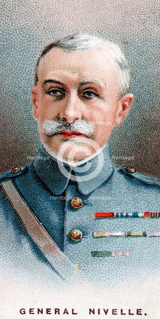 Robert Nivelle, French general, 1917. Artist: Unknown
