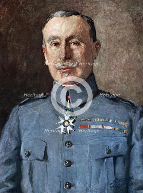 Robert Nivelle, French World War I general. Artist: Unknown