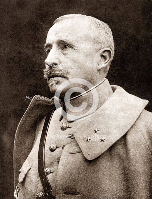 Robert Nivelle, French World War I general. Artist: Unknown