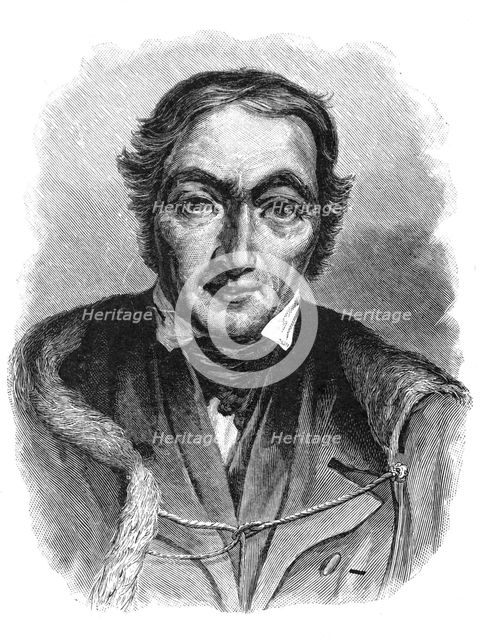Robert Owen, Welsh-born British philanthropist and socialist, 19th century. Artist: Unknown