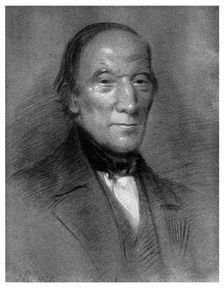 Robert Owen, Welsh-born industrialist, philanthropist and socialist, 1851 (1956)