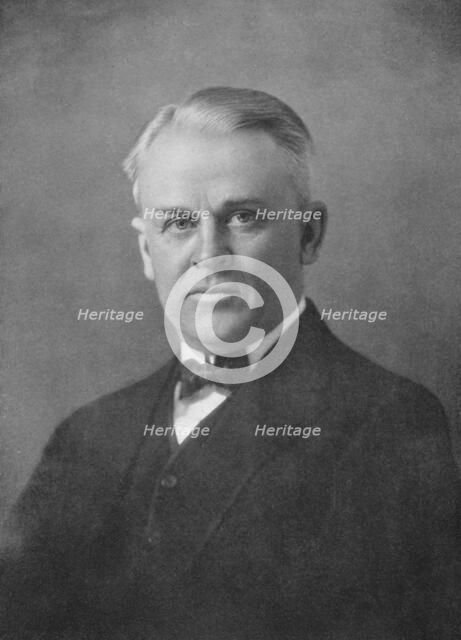 Robert Andrews Millikan, American physicist, 20th century. Artist: Unknown