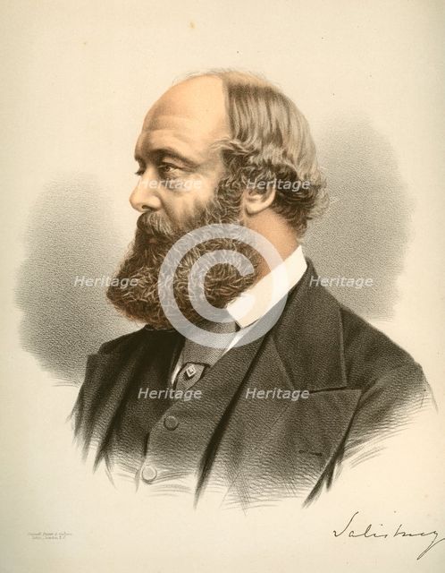 Robert Arthur Talbot Gascoyne-Cecil, 3rd Marquis of Salisbury, British statesman. Artist: Unknown