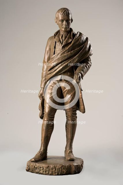 Robert Burns - Maquette for the Statue on Union Terrace, 1889. Creator: Henry Bain Smith.