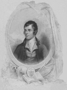 Robert Burns - Poet 1840. Artist: John Rogers