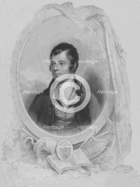 'Robert Burns - Poet', 1840. Artist: John Rogers.