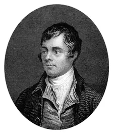Robert Burns, Scottish poet, 1877