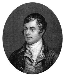 Robert Burns, Scottish poet, 1877