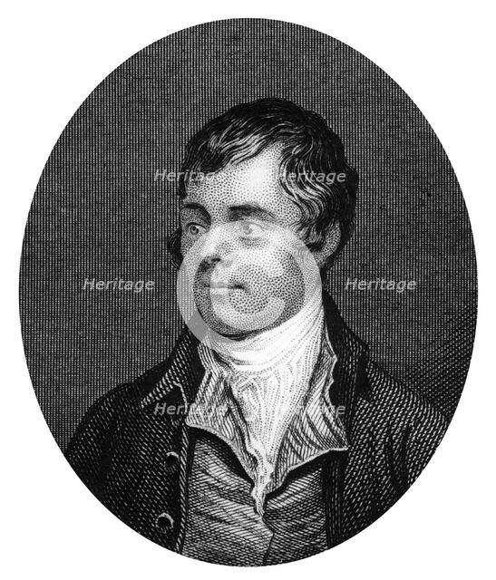 Robert Burns, Scottish poet, 1877. Artist: Unknown