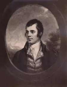 Robert Burns, Scottish poet, 19th century (1894). Artist: William Walker