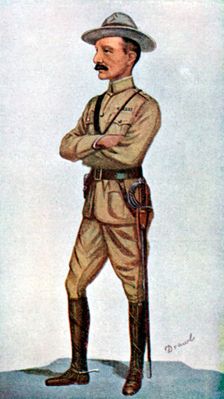 Robert Baden-Powell, English soldier, 1900. Creator: Sir Leslie Matthew Ward