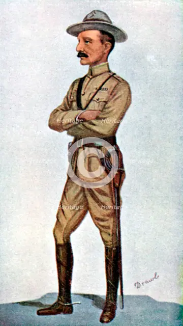 Robert Baden-Powell, English soldier, 1900. Creator: Sir Leslie Matthew Ward.