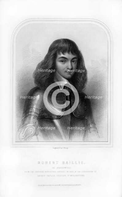 Robert Baillie, Scottish historical writer and professor of divinity, (1870). Artist: J Shury