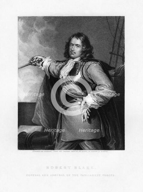 Robert Blake, English admiral, (1836). Artist: Cochran