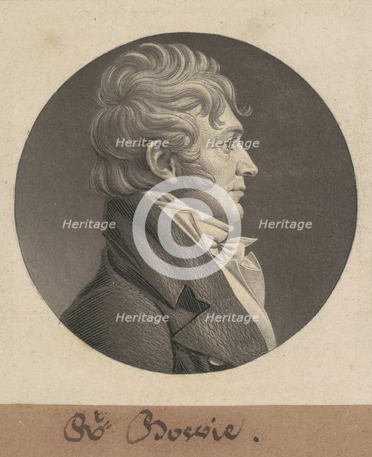 Robert Bowie, 1804. Creator: Charles Balthazar Julien Févret de Saint-Mémin.