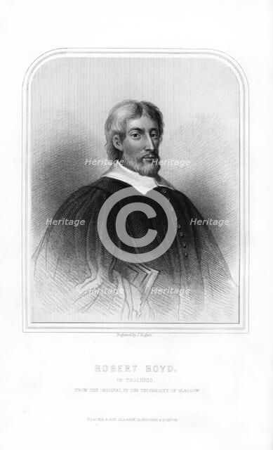 Robert Boyd of Trochrig, eminent Scottish divine, (1870).Artist: J Rogers