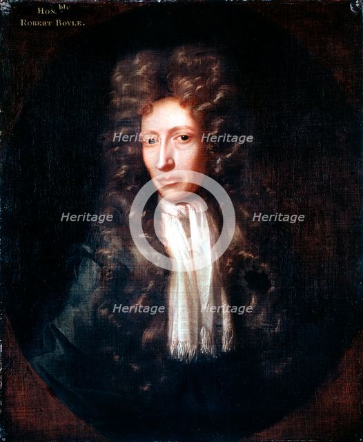 Robert Boyle, Irish born chemist and physicist, c1689-1690. Creator: Unknown.