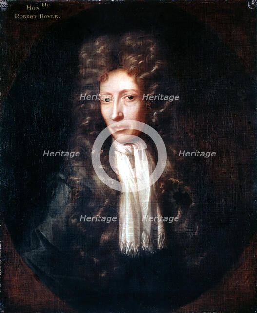 Robert Boyle, Irish born chemist and physicist, c1689-1690. Artist: Unknown