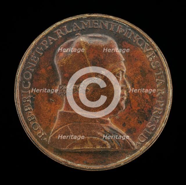 Robert Briconnet, President of the Court of Inquiry [obverse], 1488/1493. Creator: Giovanni Candida.